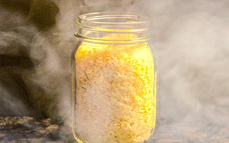 برنج دودی هیزمی